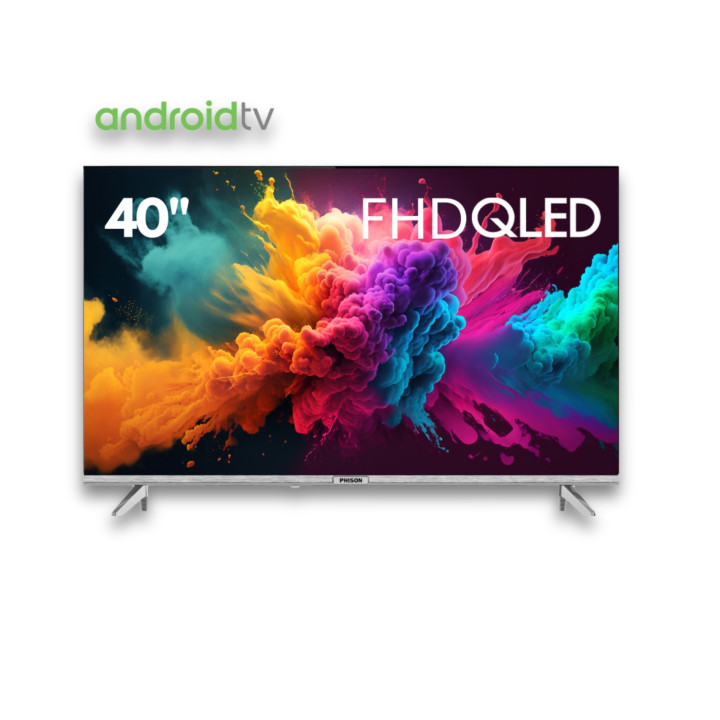 Phison PTV-Q4040S 40" FHD QLED Slim Edge Android TV| Macro Store