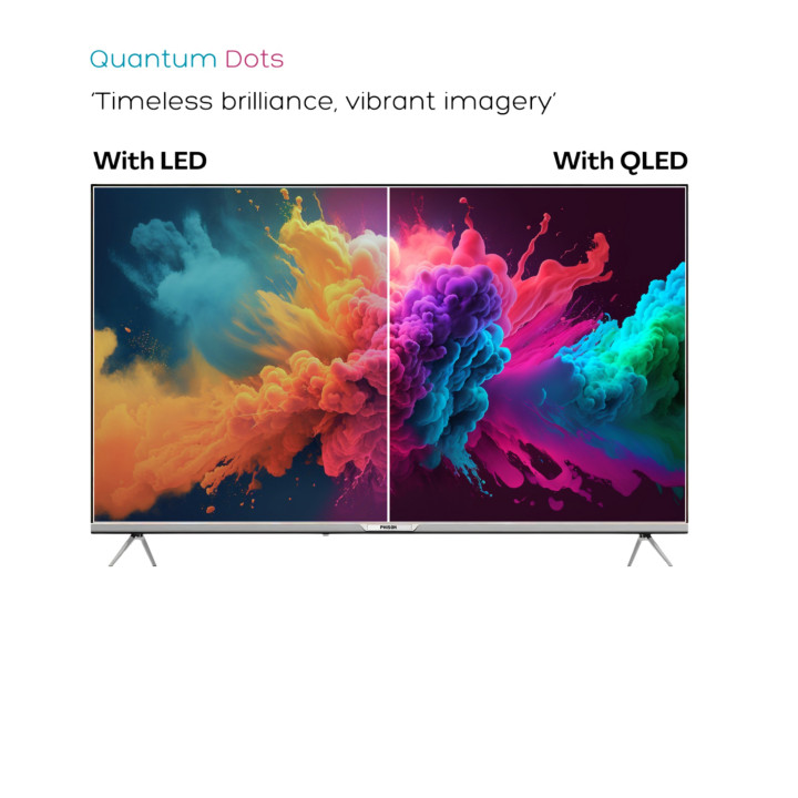Phison PTV-Q4040S 40" FHD QLED Slim Edge Android TV| Macro Store