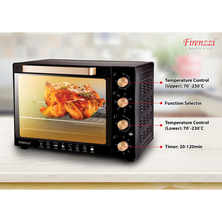 Firenzzi TO-3035 BK 35L Tabletop Oven| Macro Store