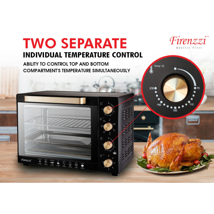 Firenzzi TO-3035 BK 35L Tabletop Oven| Macro Store