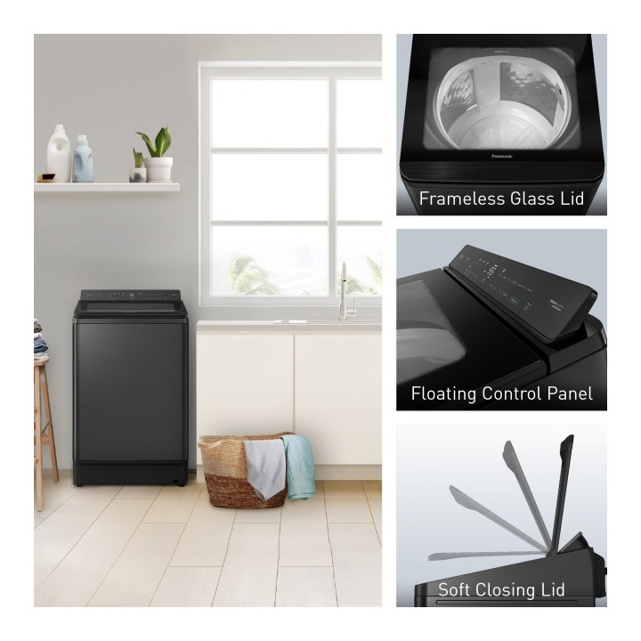 Panasonic NA-FD175X3BT 17.5kg Top Load Washing Machine| Macro Store