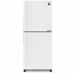 Sharp SJ4122MWH 410L J-Tech Inverter 2-Door Refrigerator (White)| Macro Store