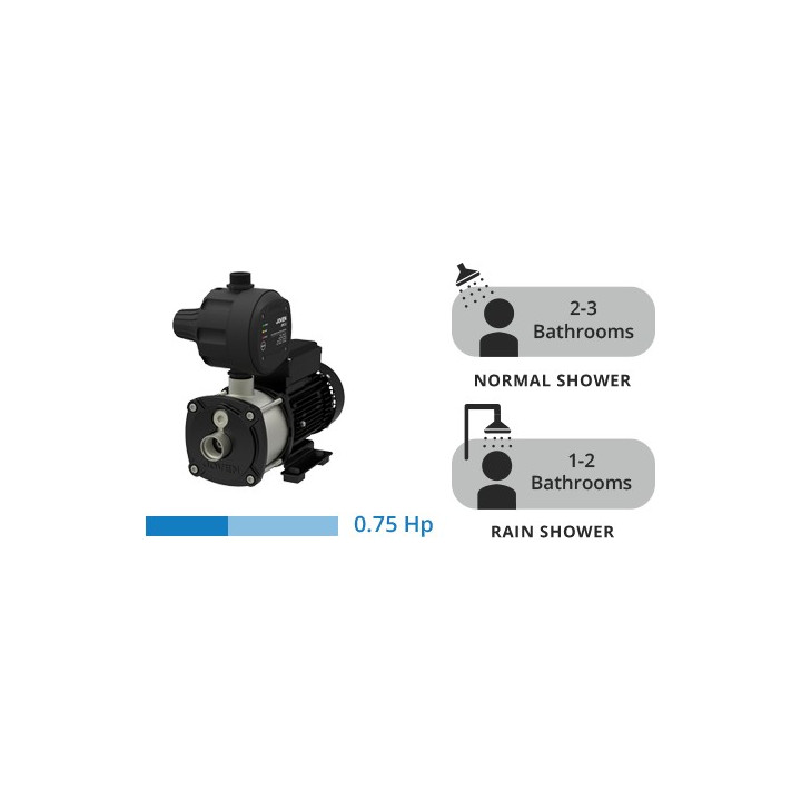 Joven JHP 3-40 0.75HP Water Pressure Booster Pump| Macro Store