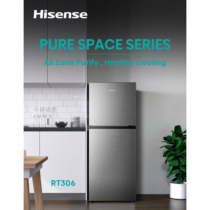 Hisense 240L Inverter RT306N4ABN1 Refrigerator| Macro Store