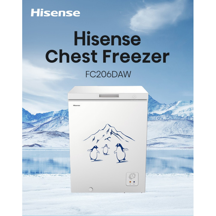 Hisense FC206DAW 178L Chest Freezer| Macro Store