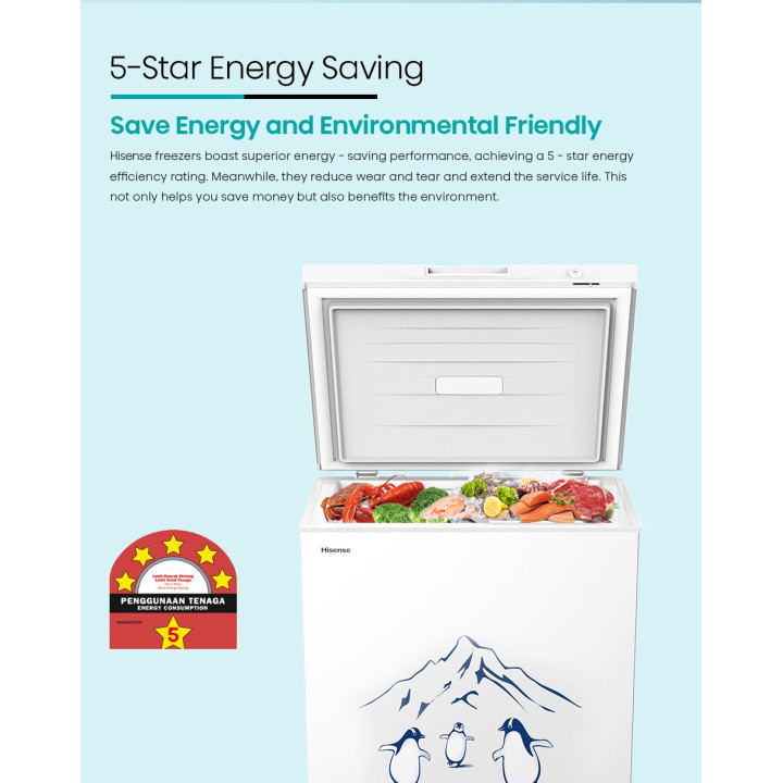 Hisense FC206DAW 178L Chest Freezer| Macro Store