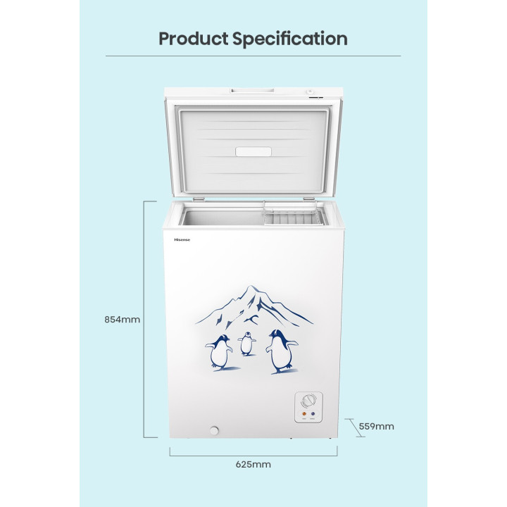 Hisense FC206DAW 178L Chest Freezer| Macro Store