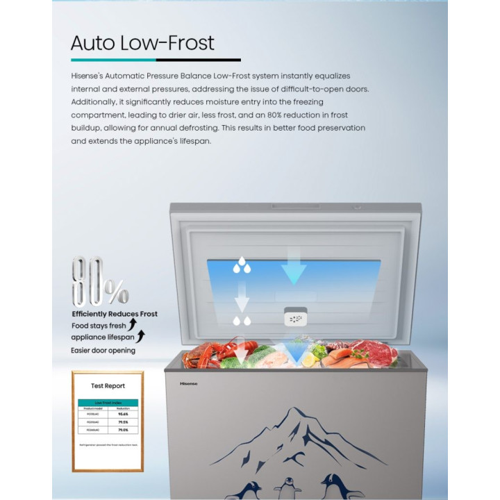 Hisense FC260LAC 248L Chest Freezer| Macro Store