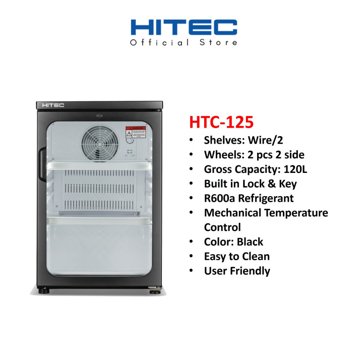 HITEC Mini Display Chiller 120L HTC-125| Macro Store