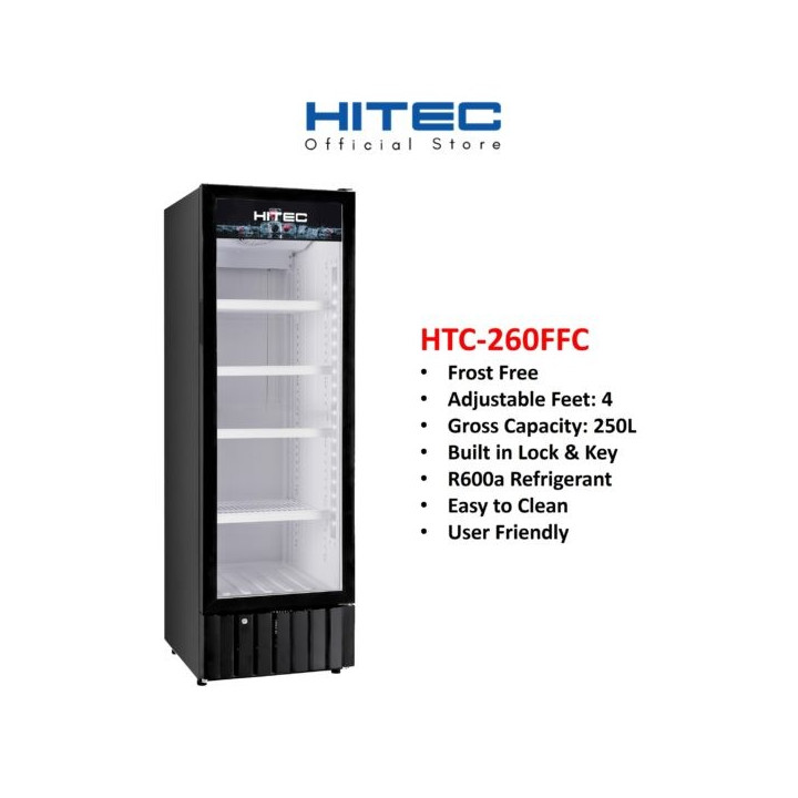 HITEC 250L Frost Free Display Chiller Showcase HTC-260FFC| Macro Store
