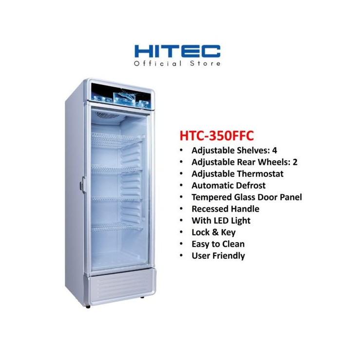 Hitec HTC-350FFC 350L Frost Free Display Chiller Showcase| Macro Store