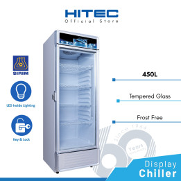 Hitec HTC-450FFC 450L Frost Free Display Chiller Showcase| Macro Store