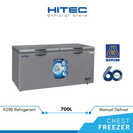 HITEC HFZ-C710D2 700L Dual Cooling Chest Freezer with Lock & Key| Macro Store