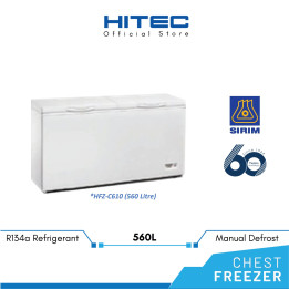 HITEC HFZ-C610D2 560L Chest Freezer with Dual Solid Doors| Macro Store