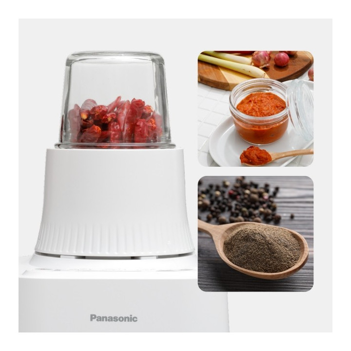 Panasonic 700W Plastic Jug Blender MX-MP5151WSK with Glass Mill| Macro Store