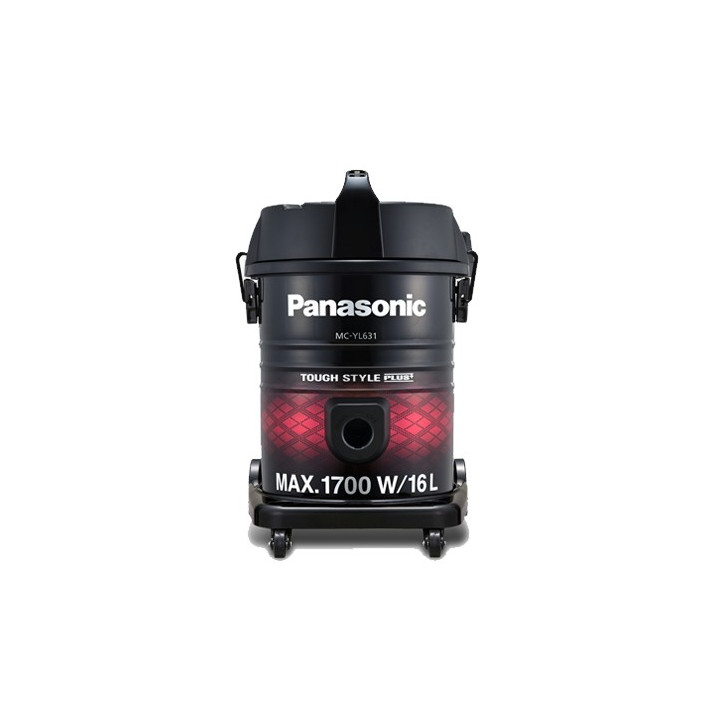 Panasonic MC-YL631RV47 1700W 16L Tank Type Drum Vacuum Cleaner| Macro Store