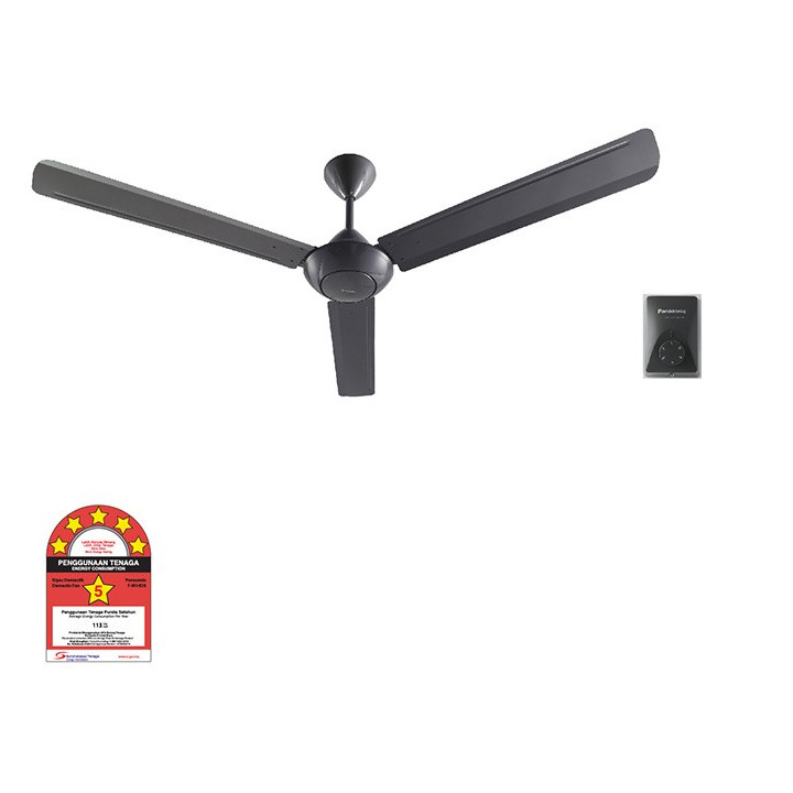 Panasonic F-M15A0VBHH 60-inch 3-Blade Ceiling Fan with Regulator| Macro Store