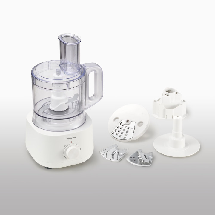 Panasonic MK-F310WSK 2.4L Compact Food Processor with 5 Accessories| Macro Store