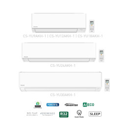 Panasonic 1.0HP Eco Inverter YU Series (AKH-1) CS/CU-YU9AKH Single Split Wall Mount Air