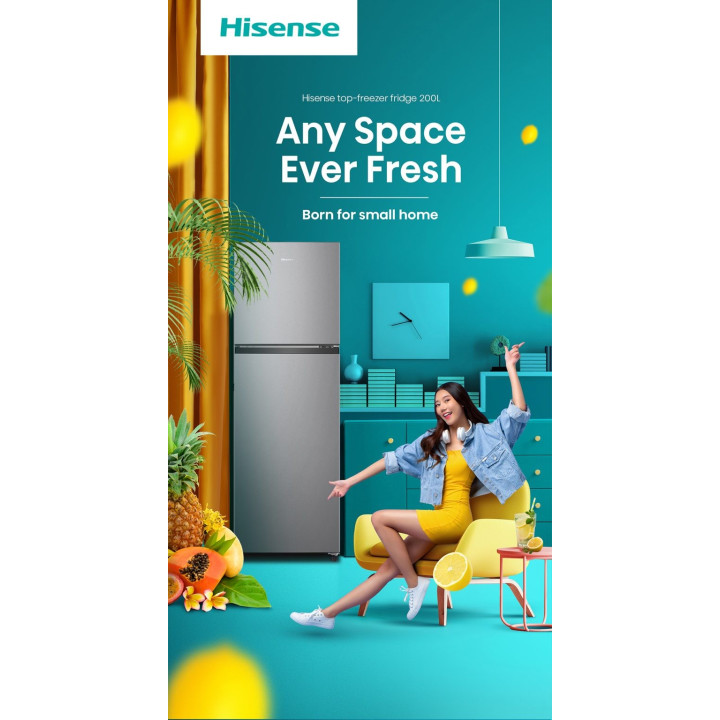 Hisense 200L Refrigerator RT208N4ASN