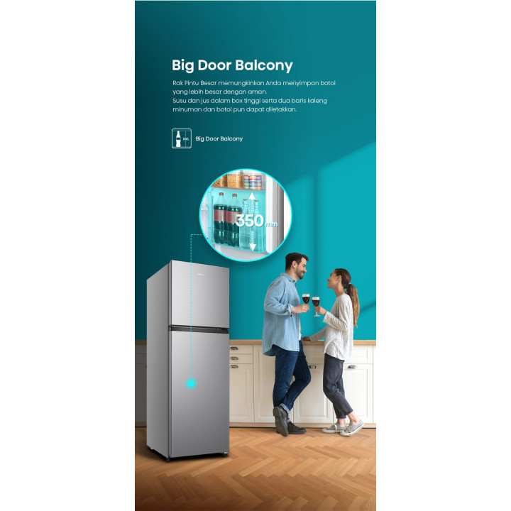 Hisense 200L Refrigerator RT208N4ASN