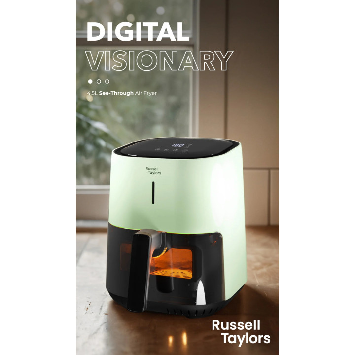 Russell Taylors 3D Visionary Digital Air Fryer (4.5L) Z4 Green