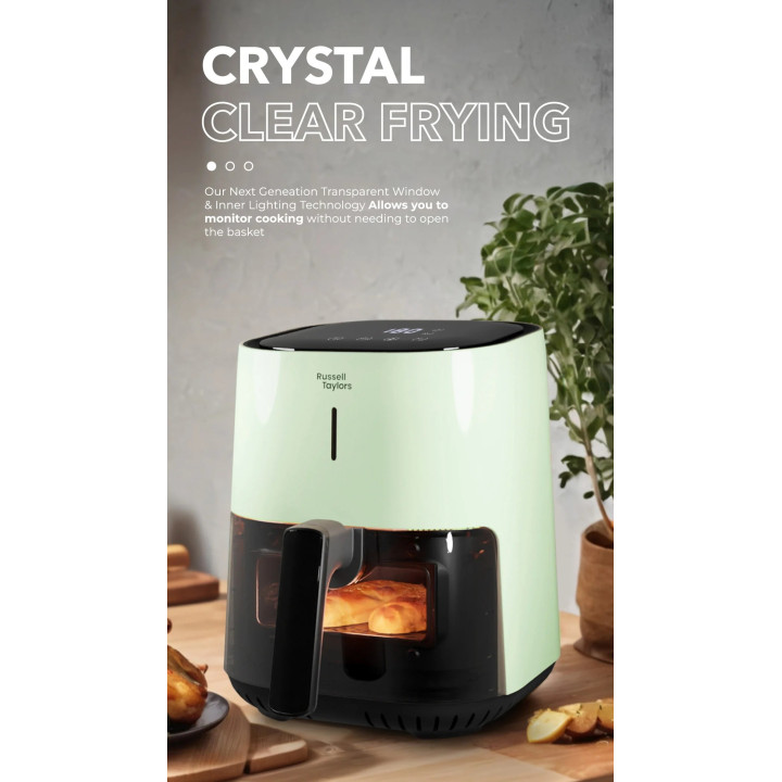 Russell Taylors 3D Visionary Digital Air Fryer (4.5L) Z4 Green