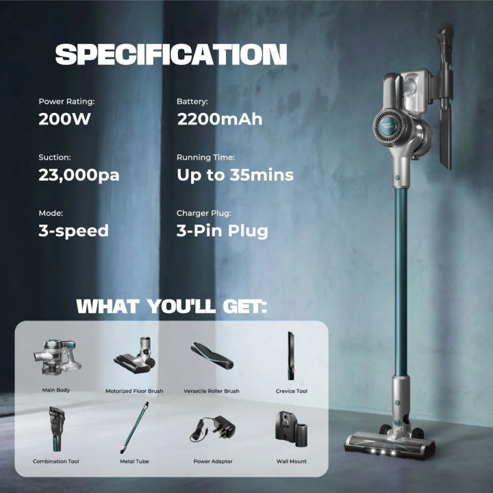 Russell Taylors Cordless Vacuum Cleaner X1