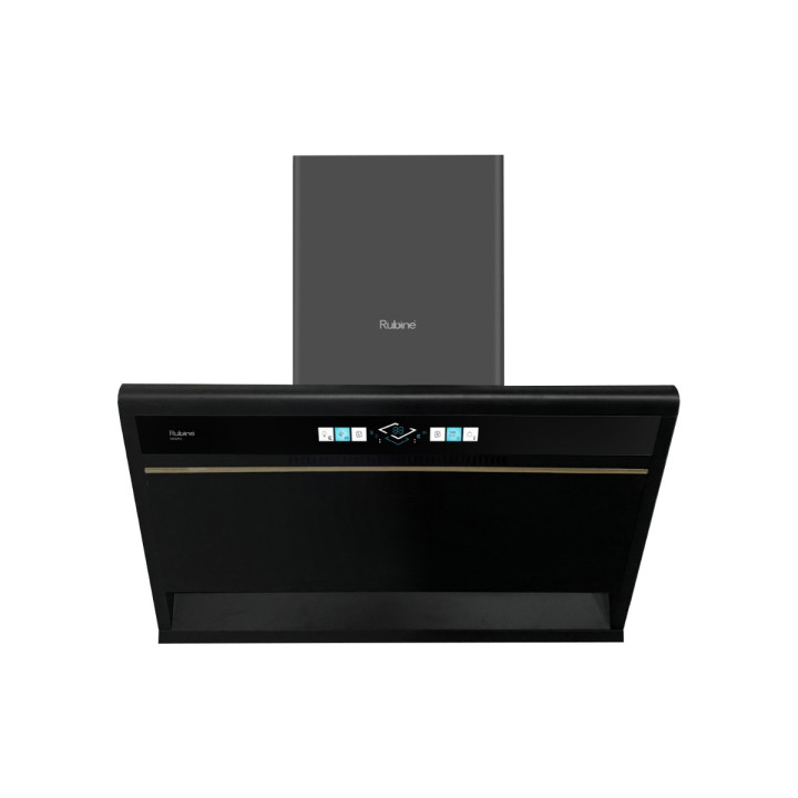 RUBINE RCH-MEERA-BL Slanted Hood Cooker Hood with 2200 m³/hr Suction Power