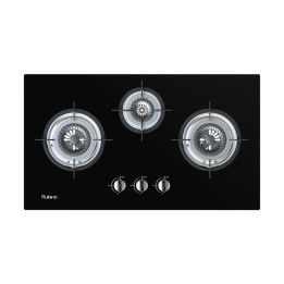 RUBINE RGH-CALDO3B-BL 5.2kW Vortex Flame Built-in Gas Hob