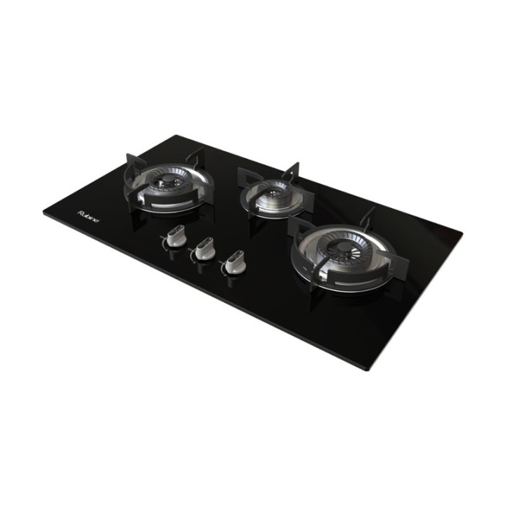 RUBINE RGH-CALDO3B-BL 5.2kW Vortex Flame Built-in Gas Hob