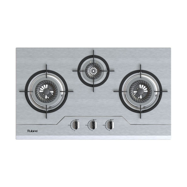 RUBINE RGH-CALDO3B-SS 5.2kW Vortex Flame Built-in Gas Hob with FFD