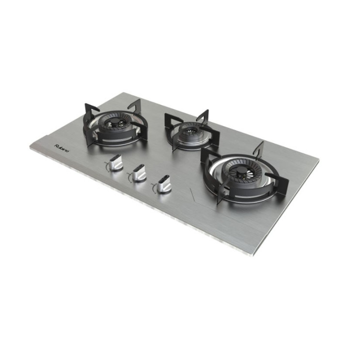 RUBINE RGH-CALDO3B-SS 5.2kW Vortex Flame Built-in Gas Hob with FFD
